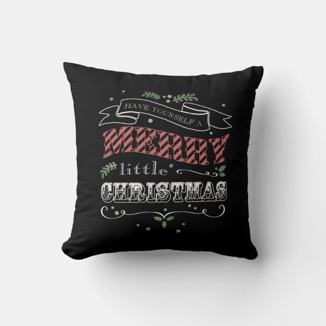 Fröhliches kleines Weihnachtskissen Kissen (Vorderseite)