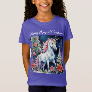 Fröhliches Magisches Weihnachts-Einhorn & Weihnach T-Shirt