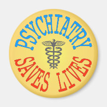 Fröhliches Magnet für Psychiatrie
