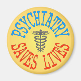 Fröhliches Magnet für Psychiatrie