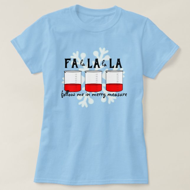 Fröhliches Maß-Becher-Shirt T-Shirt (Design vorne)