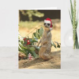 Fröhliches Meerkat Feiertagskarte