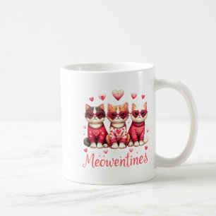 Fröhliches Meowentines Lustige Süße Valentinstag K Kaffeetasse