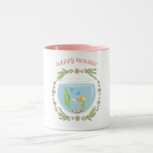Fröhliches Nowruz Tasse (Zentrum)