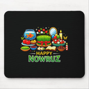 Fröhliches Nowruz zum persischen Neujahr Norooz Mä Mousepad