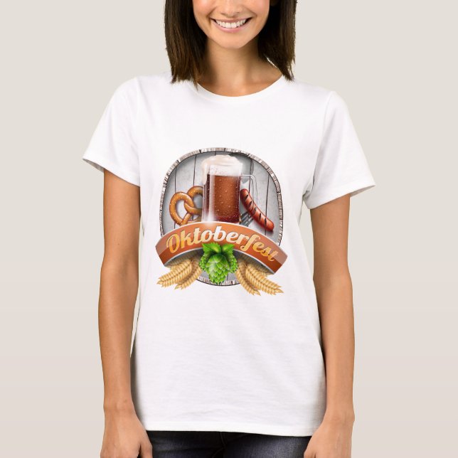 fröhliches Oktoberfest T-Shirt (Vorderseite)