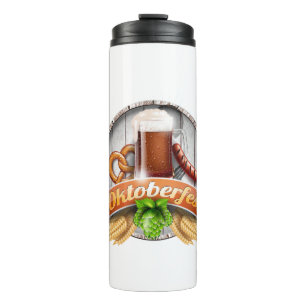 fröhliches Oktoberfest Thermosbecher