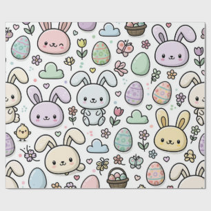 Fröhliches Osterhasenmuster Geschenkpapier