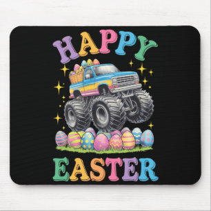 Fröhliches Ostern Lustiger Monstertruck zerquetsch Mousepad
