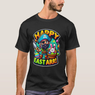 Fröhliches Ostern Lustiger Pirat Ostern Jungen Kin T-Shirt