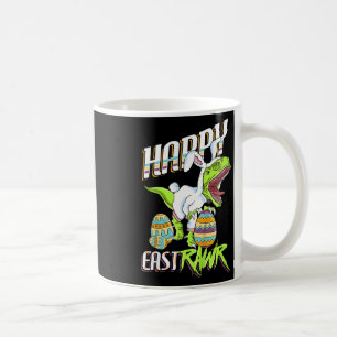 Fröhliches Ostern Süßer Trex Dinosaur Osterhase Ei Kaffeetasse