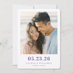 Fröhliches Pastell Romantisches Foto Save The Date