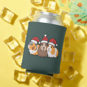 Fröhliches Pigmas Meerschweinchen Weihnachten Tier Dosenkühler