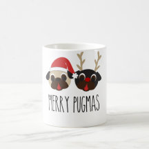 Fröhliches Pugmas Weihnachtsren u.