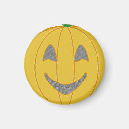 Fröhliches Pumkin Costume Design Halloween Orange Magnet