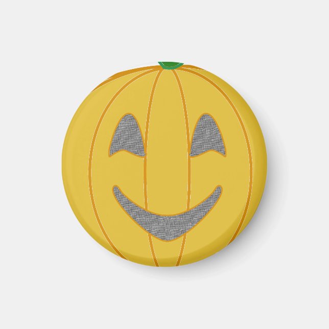 Fröhliches Pumkin Costume Design Halloween Orange Magnet (Vorne)