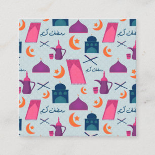 Fröhliches Ramadan-Muster Begleitkarte