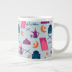 Fröhliches Ramadan-Muster Jumbo-Tasse