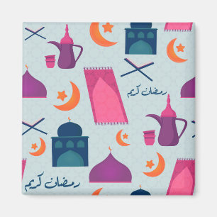 Fröhliches Ramadan-Muster Magnet