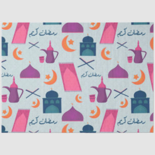 Fröhliches Ramadan-Muster Seidenpapier