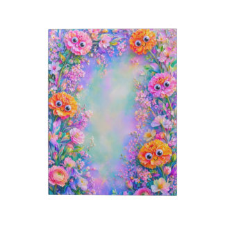 Fröhliches Ringelblumen Notizbuch Notizblock