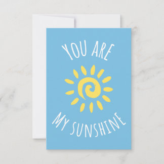 Fröhliches Sonnendesign Dankeskarte