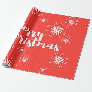 fröhliches, spielerisches Design frohe Weihnachten Geschenkpapier