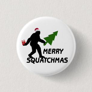 Fröhliches Squatchmas Button