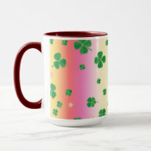 Fröhliches St. Patrick's Day Regenbogen-Wrap-Desig
