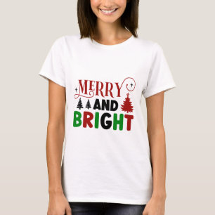 Fröhliches und helles Weihnachtsdesign - Holiday C T-Shirt