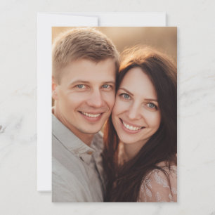 Fröhliches Warmes Realistisches Foto Einladung