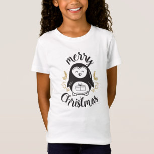 Fröhliches Weihnachten Pinguin-Geschenk Lustige Ki T-Shirt