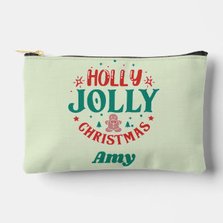 Fröhliches Weihnachten Süßer Lebkuchenmann Retro Zubehörtasche