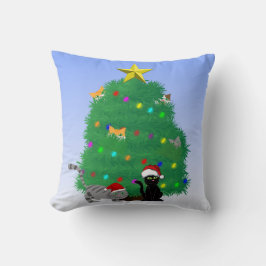 Fröhliches Weihnachten-Wurfkissen Kissen