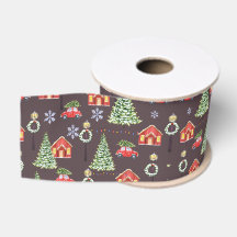 Fröhliches Weihnachts-Ästhetik-Muster - Festliches