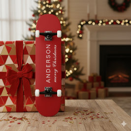 Fröhliches Weihnachts-Skateboard für festliche Sti Skateboard