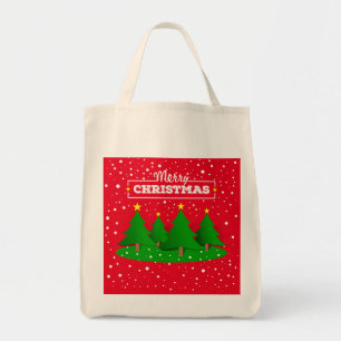 fröhliches Weihnachtsbag Design Tragetasche