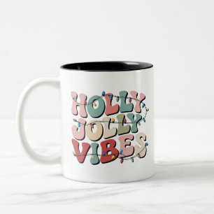 Fröhliches Weihnachtsgeschenk Familie Xmas Ferien  Zweifarbige Tasse