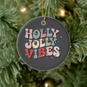 Fröhliches Weihnachtsgeschenk Familie Xmas Urlaub Keramik Ornament