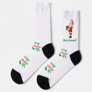 Fröhliches Weihnachtsgeschenk Santa Nachhaltig Pre Socken