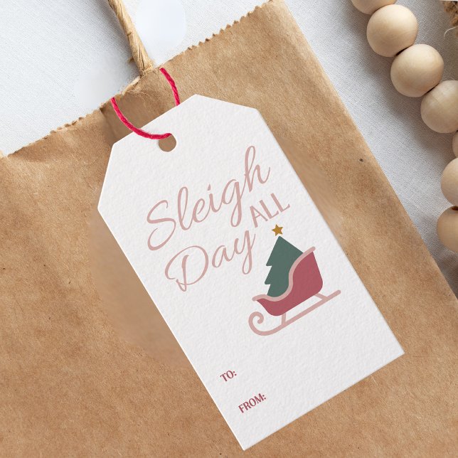 Fröhliches Weihnachtsgeschenk-Tag Geschenkanhänger (Von Creator hochgeladen)