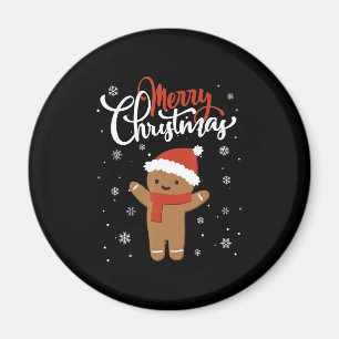 Fröhliches Weihnachtskuchen Weihnachtskeks Magnet