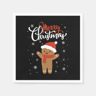 Fröhliches Weihnachtskuchen | Weihnachtskeks Serviette