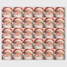 Fröhliches Weihnachtsmann-Porträt 