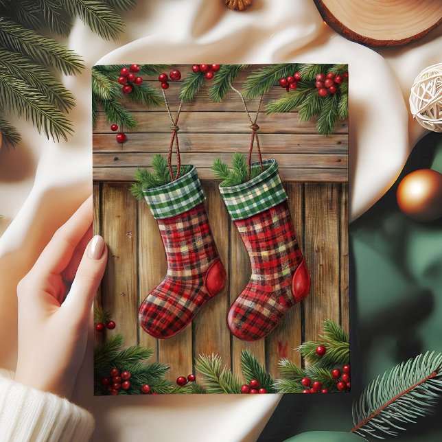 Fröhliches Weihnachtsstrumpf-Tissue-Papier-Tannen- Seidenpapier (Joyful Christmas stocking tissue paper pine wreath)