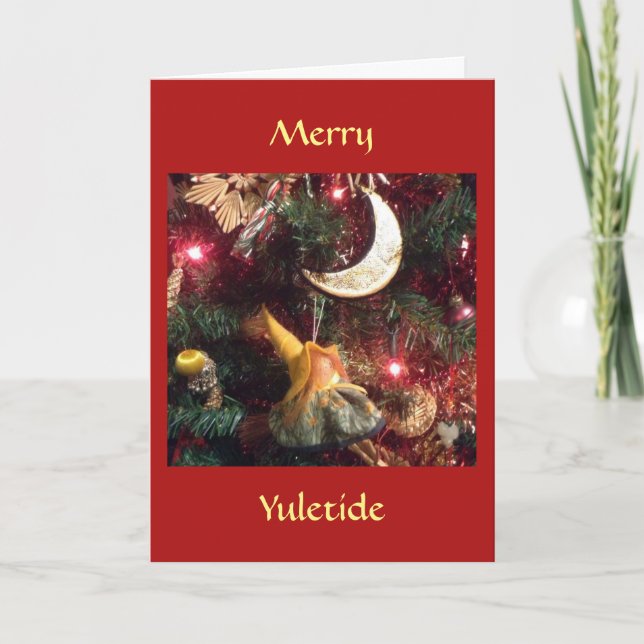Fröhliches Yuletide Feiertagskarte (Vorderseite)