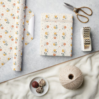 Fröhliches Zitrus-Geschenkpapier Geschenkpapier