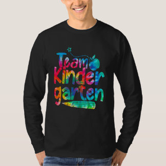 Fröhliches Zurück zur Schule Team Kindergartenlehr T-Shirt