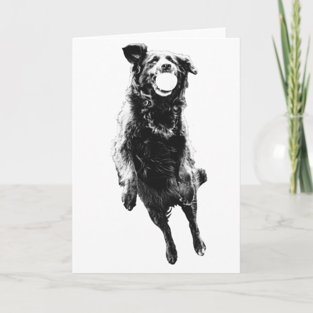 Fröhlichkeit in sanfter Bewegung Karte (Vorderseite)