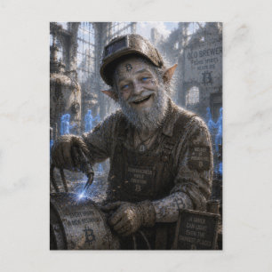 Fröhlichkeit / Schweißer / Verlassene Brauerei Postkarte